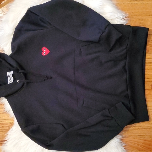 Comme Des Garcons Play Black Heart Hoodie